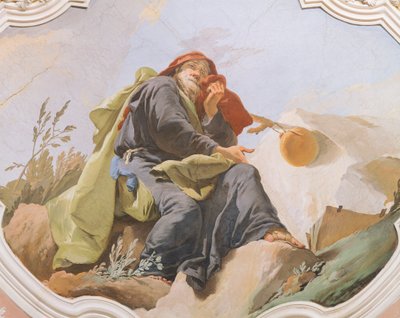 Profeten Jesaja, av Giambattista Tiepolo (1696-1770), fresk, Röda rummets tak, ärkebiskopens palats i Udine av Giovanni Battista Tiepolo