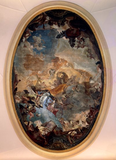 Trons triumf (fresk) av Giovanni Battista Tiepolo