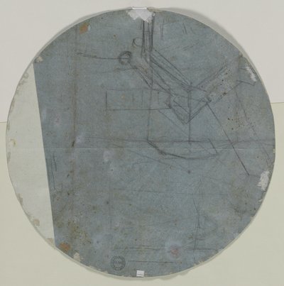 Arkitektonisk skiss verso, andra hälften av 1600-talet. av Giovanni Battista Benaschi