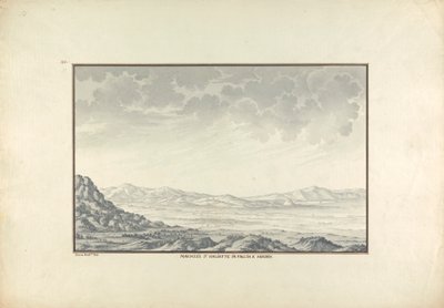 Haliattes mausoleum mot Sardis av Giovanni Battista Borra