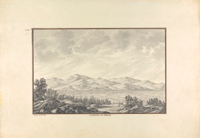 Utsikt över Hierapolis-dalen (nu Pamukkale) av Giovanni Battista Borra