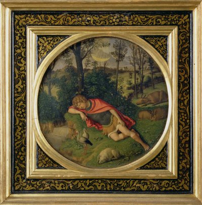 Endymion sover av Giovanni Battista Cima da Conegliano