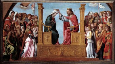 Jungfruns kröning (målning, efter 1510) av Giovanni Battista Cima da Conegliano