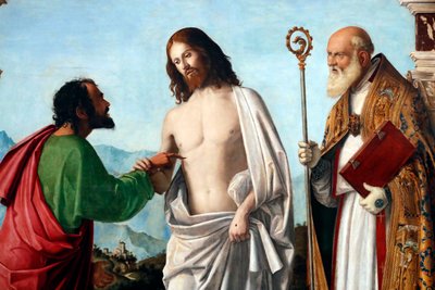 Sankt Thomass otrohet av Giovanni Battista Cima da Conegliano