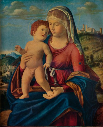 Jungfrun och barnet, c1496-9. av Giovanni Battista Cima da Conegliano