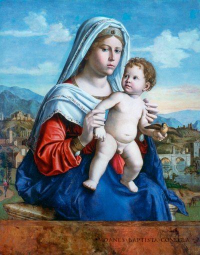 Jungfrun och barnet, c1505. av Giovanni Battista Cima da Conegliano