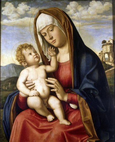 Jungfru och barn av Giovanni Battista Cima da Conegliano