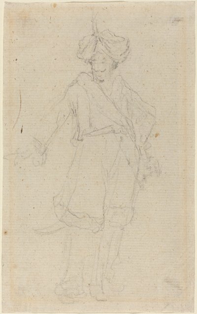 En turk [recto] av Giovanni Battista Cipriani