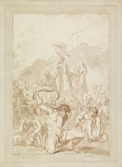Dyrkan av den fräcka ormen av Giovanni Battista Cipriani