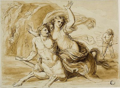 Våldtäkt av Deianira av Giovanni Battista Cipriani