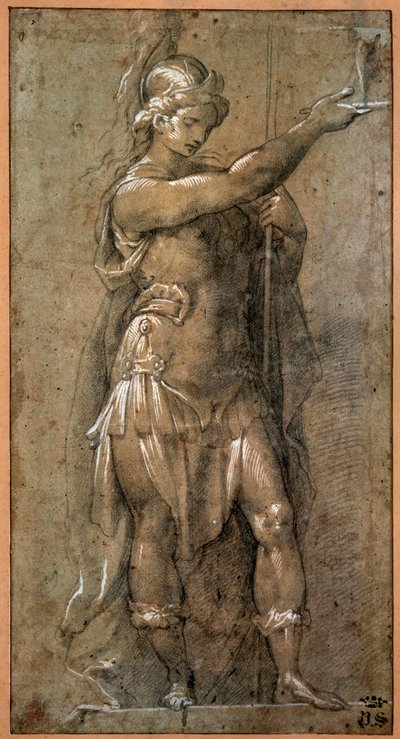 Minerva, tidigt 1600-tal av Giovanni Battista Crespi