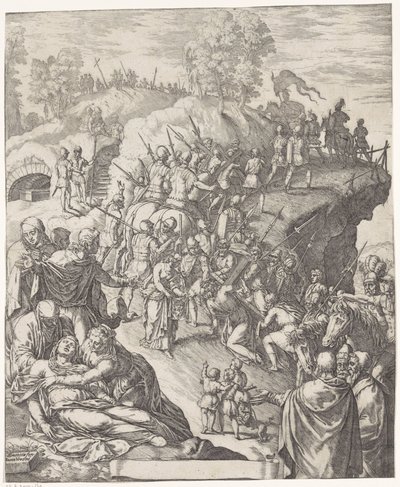 Bärandet av korset av Giovanni Battista Fontana