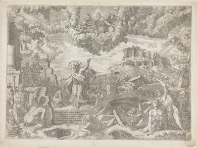 Hesekiels syn av Giovanni Battista Fontana