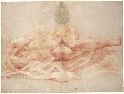 Naken man av Giovanni Battista Gaulli