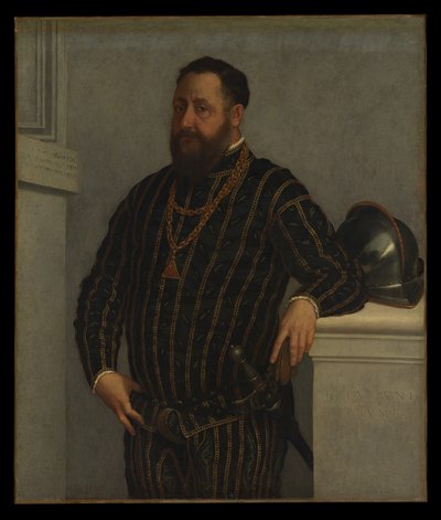 Porträtt av en man av Giovanni Battista Moroni