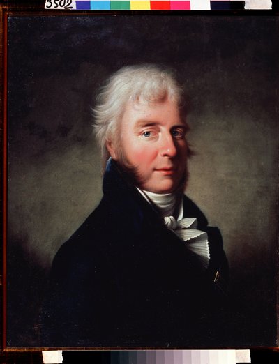 Porträtt av prinsen Sergej F. Golitsyn (1749-1810) (Porträtt av prinsen Sergej F. Golitsyn). Målning av Giovanni Battista Damon Ortolani (1750-efter 1810), olja på duk före 1810. Italiensk konst, klassicism 1800-talet. State V. Tropinin Museum, Moskva av Giovanni Battista Ortolani Damon