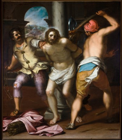 Kristus på pelaren (flagellationen av Kristus) av Giovanni Battista Paggi