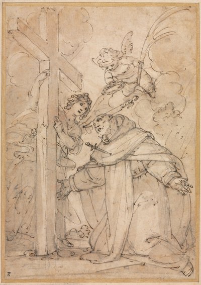 Sankt Peter Martyr av Giovanni Battista Paggi