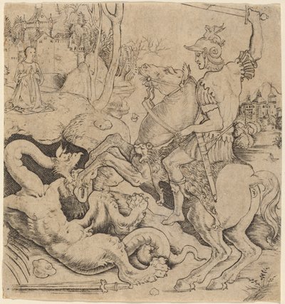 Sankt Georg och draken av Giovanni Battista Palumba