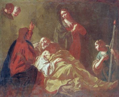 S:t Josefs död, c.1740 av Giovanni Battista Piazzetta