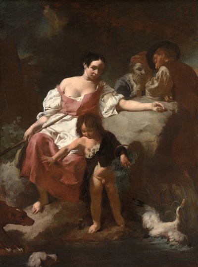 Pastoral scen, 1740. av Giovanni Battista Piazzetta
