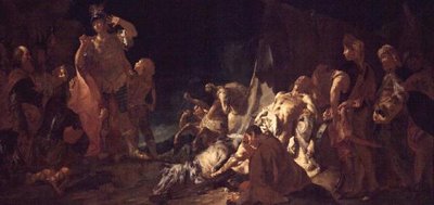 Darius död av Giovanni Battista Piazzetta