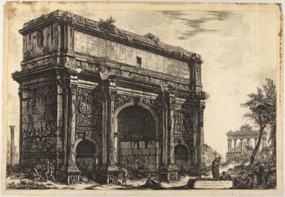 Septimius Severus-bågen av Giovanni Battista Piranesi
