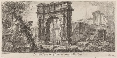 Bogen von Pola in Istrien von Giovanni Battista Piranesi
