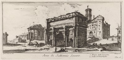 Bogen des Septimius Severus von Giovanni Battista Piranesi