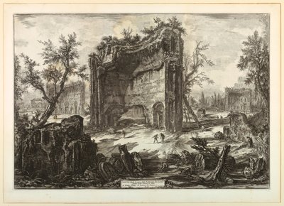 Trajanus bad av Giovanni Battista Piranesi