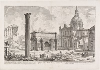 Septimius Severus båge av Giovanni Battista Piranesi