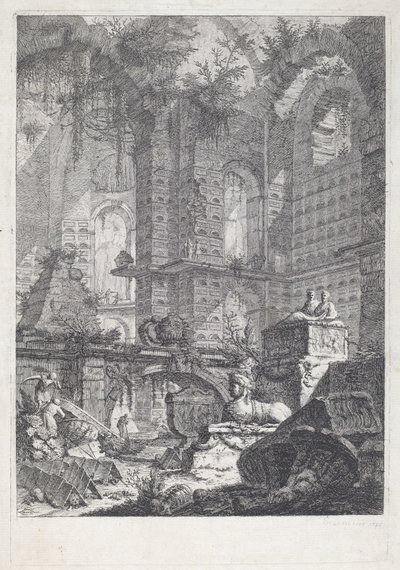 Gravkammare av Giovanni Battista Piranesi