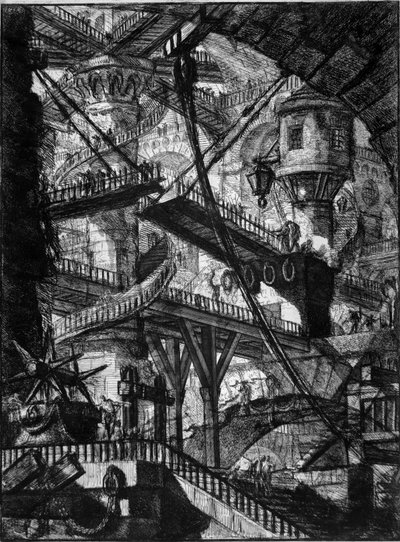 Carceri. Mappe 7 von Giovanni-Battista Piranesi