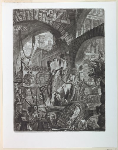 Serie Plate II fängelser av Giovanni Battista Piranesi