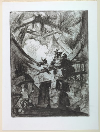 Carceri-serien, skylt IX av Giovanni Battista Piranesi