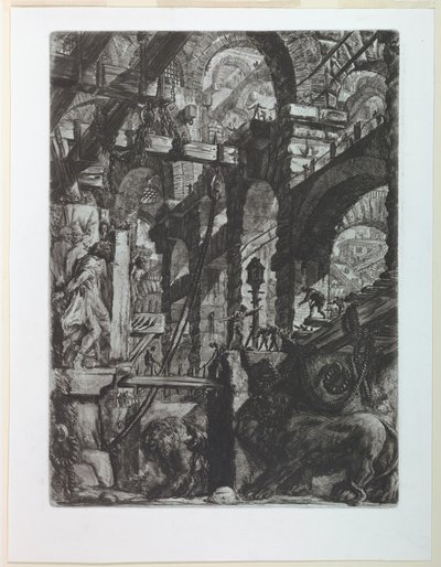 Prisons Series, skylt V av Giovanni-Battista Piranesi