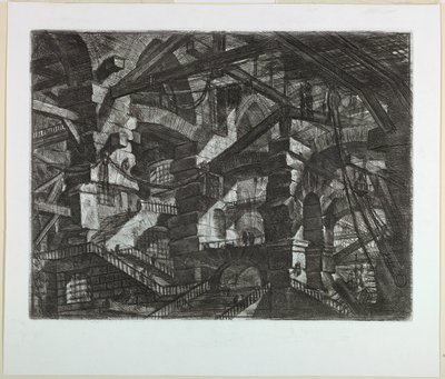 Carceri-serien, skylt XIV av Giovanni Battista Piranesi
