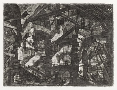 Carceri Serie, Platte XIV von Giovanni-Battista Piranesi