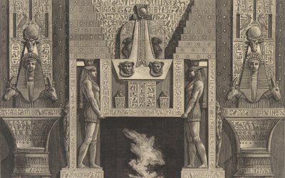 Skorstensstycke i egyptisk stil..., 1769. av Giovanni Battista Piranesi