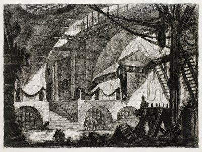 Sågbocken (blad 12 i: Carceri d