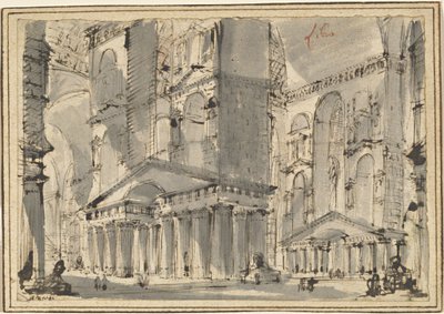 Fantasi om ett antikt bad av Giovanni Battista Piranesi