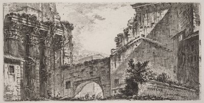 Augustus forum av Giovanni Battista Piranesi