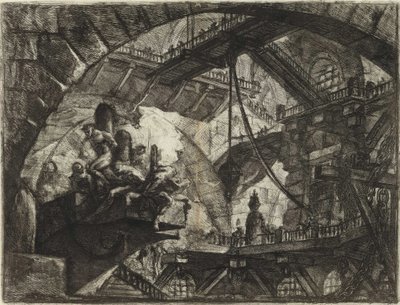Aus der Serie Die imaginären Gefängnisse von Giovanni Battista Piranesi