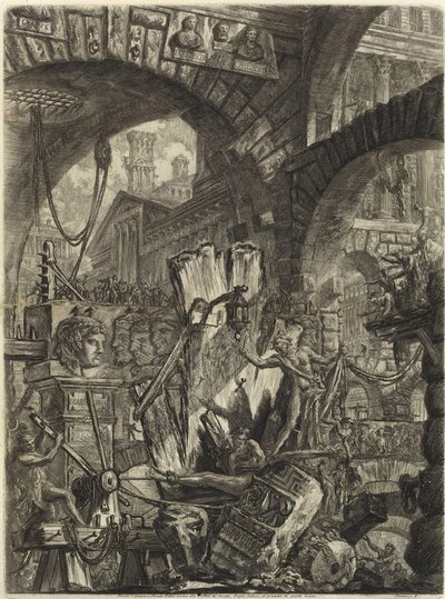 Aus der Serie Die imaginären Gefängnisse von Giovanni Battista Piranesi