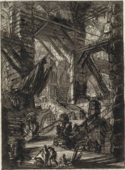 Aus der Serie Die imaginären Gefängnisse von Giovanni Battista Piranesi
