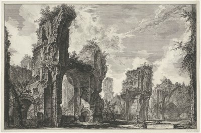 Gezichten op Rome, de Campagna, etc. (122 blad) Ruinerna av Sisto, eller båda av den stora salen i Terme Antoniniane (titel på objektet) Gezichten op Rome (serietitel) Utsikter över Rom tecknade och graverade av Giambattista Piranesi-arkitekten Ve(nez)iano av Giovanni Battista Piranesi