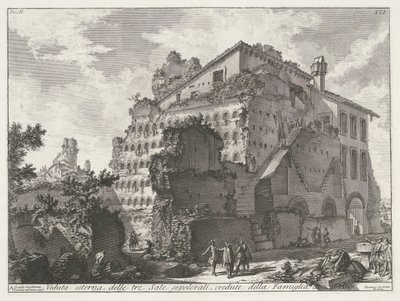 Graftombe der Familie von Kaiser Augustus von Giovanni-Battista Piranesi