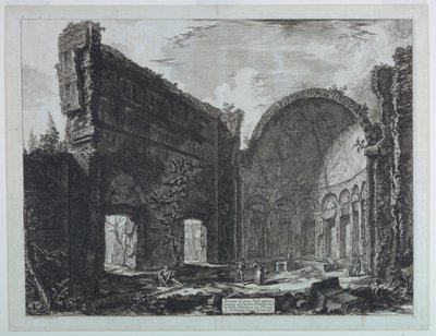 Hadrianus villa nära Tivoli, "Utsikterna över Rom" (1748-1778) av Giovanni Battista Piranesi