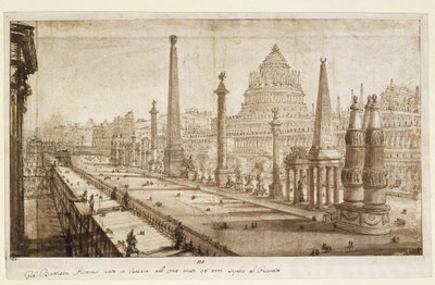Idealisk rekonstruktion av Circus Maximus av Giovanni Battista Piranesi