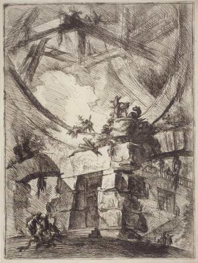 Die Kerker der Erfindung, Platte IX: Das Riesenrad von Giovanni-Battista Piranesi